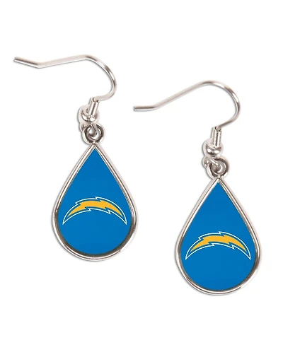 Wincraft Los Angeles Chargers Logo Teardrop Dangle Earrings