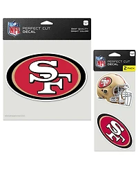 Wincraft San Francisco 49ers Three-Pack Perfect Cut Decal Sheet