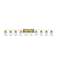 Busdays 52 Inch 10 Light Modern Bathroom Vanity Light for Mirror Wall Lighting for Bedroom Living Room