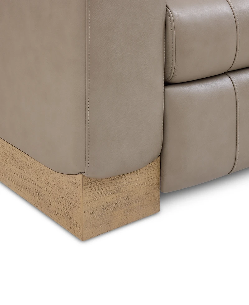 Maxyne 5-Piece Power Motion L-Shaped Sectional Sofa with 3 Recliners Set