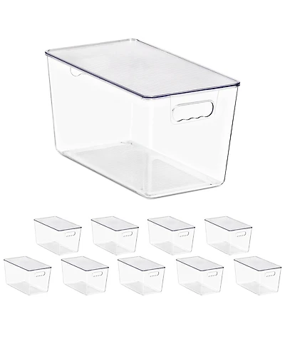 Sorbus Pack X-Large Stackable Storage Containers with Lids for Kitchen, Pantry