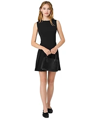 French Connection Women's Harry Sleeveless Inverted Pleat Mini Dress