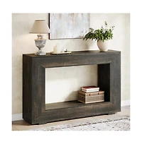 Slickblue Farmhouse Entryway Console Table with Storage for Living Room