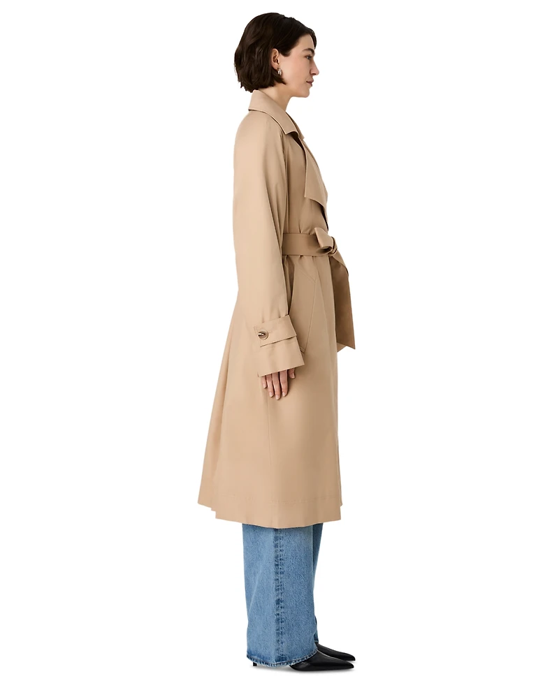 French Connection Women's Trench Twill Button-Front Raglan Jacket