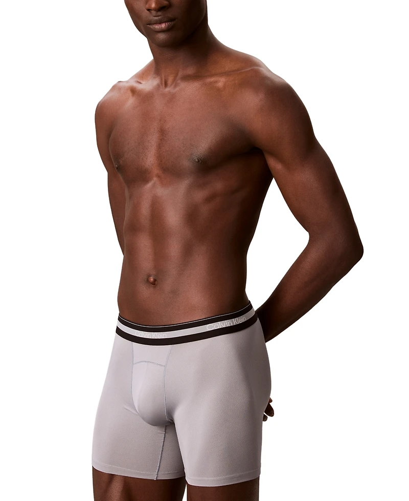 Calvin Klein Men's Icon Active Mesh Boxer Briefs, 3-Pack
