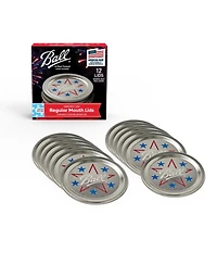 Ball Limited Edition Americana Mason Jar Lids, Regular Mouth Lids for Jars