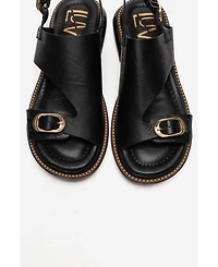 Forever & Always Shoes Women's Cruel Leather Sandal