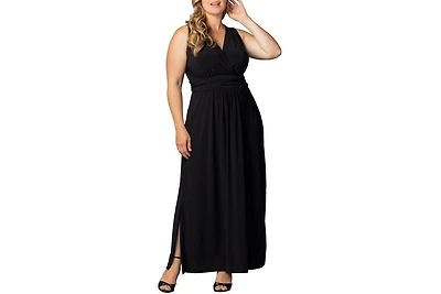 Kiyonna Women's Plus Daniela Sleeveless Maxi Dress