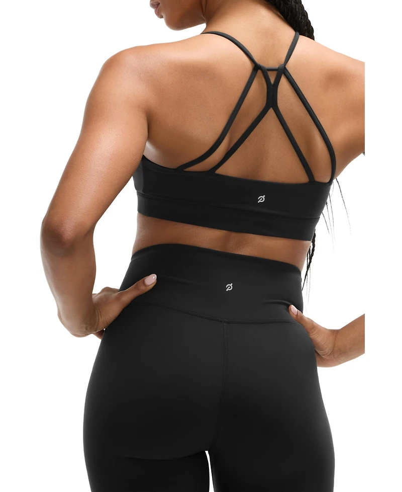 Peloton Women's Cadent V-Neck Strappy Back Bra