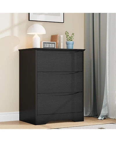 gaomon Drawer Tall Wood Dresser