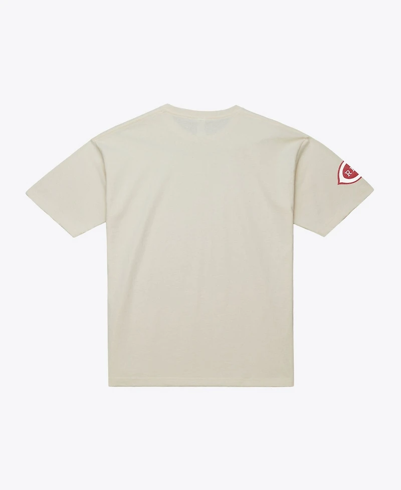 Mitchell & Ness Men's Ken Griffey Jr. Cream Cincinnati Reds Cooperstown Collection Throwback Name Number T-Shirt