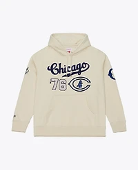 Mitchell & Ness Men's Cream Chicago Cubs Yacht Rock Fleece Hoodie