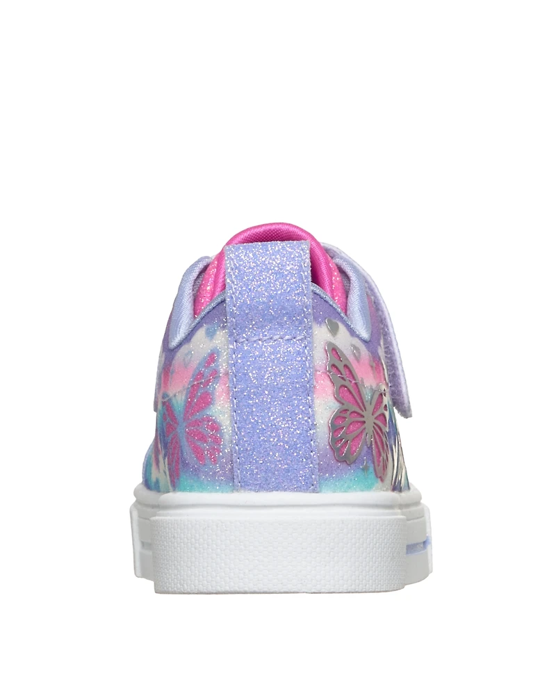 Skechers Toddler Girls Twinkle Toes: Sparks - Butterfly Sky Light-Up Fastening Strap Lifestyle Sneakers from Finish Line