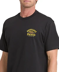 Quiksilver Men's Pacifico Signage Crewneck Short-Sleeve T-Shirt