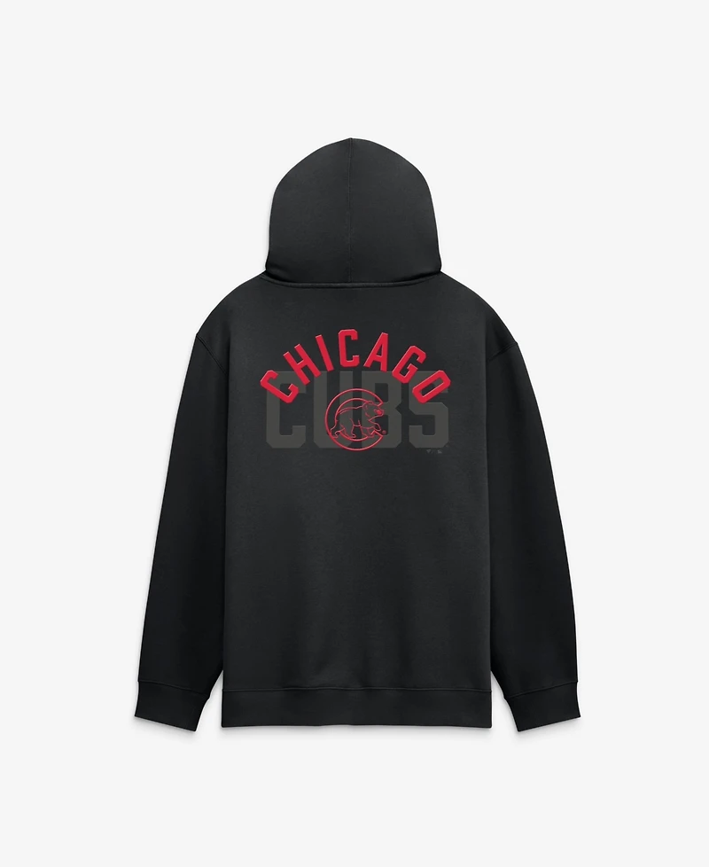 Fanatics Men's Chicago Cubs Black Out Fleece Hoodie