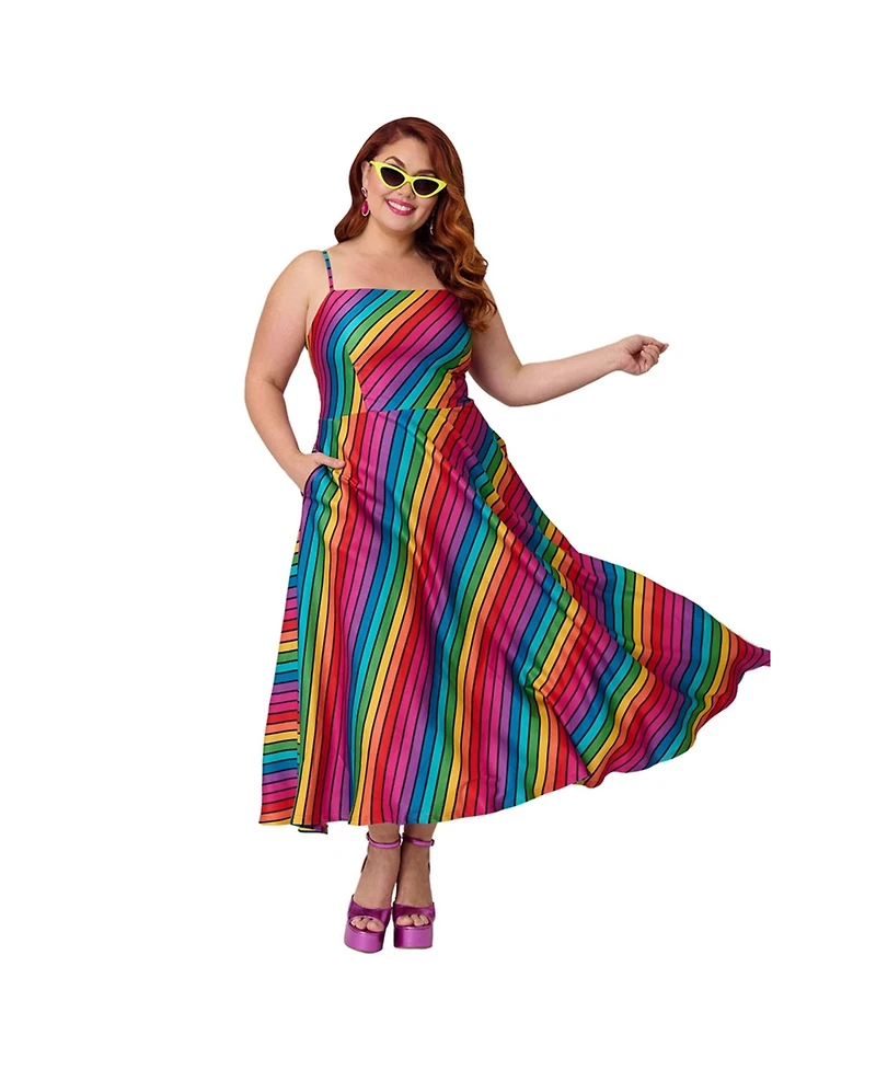 Unique Vintage Plus 1950s Midi Dress