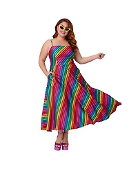 Unique Vintage Plus 1950s Midi Dress