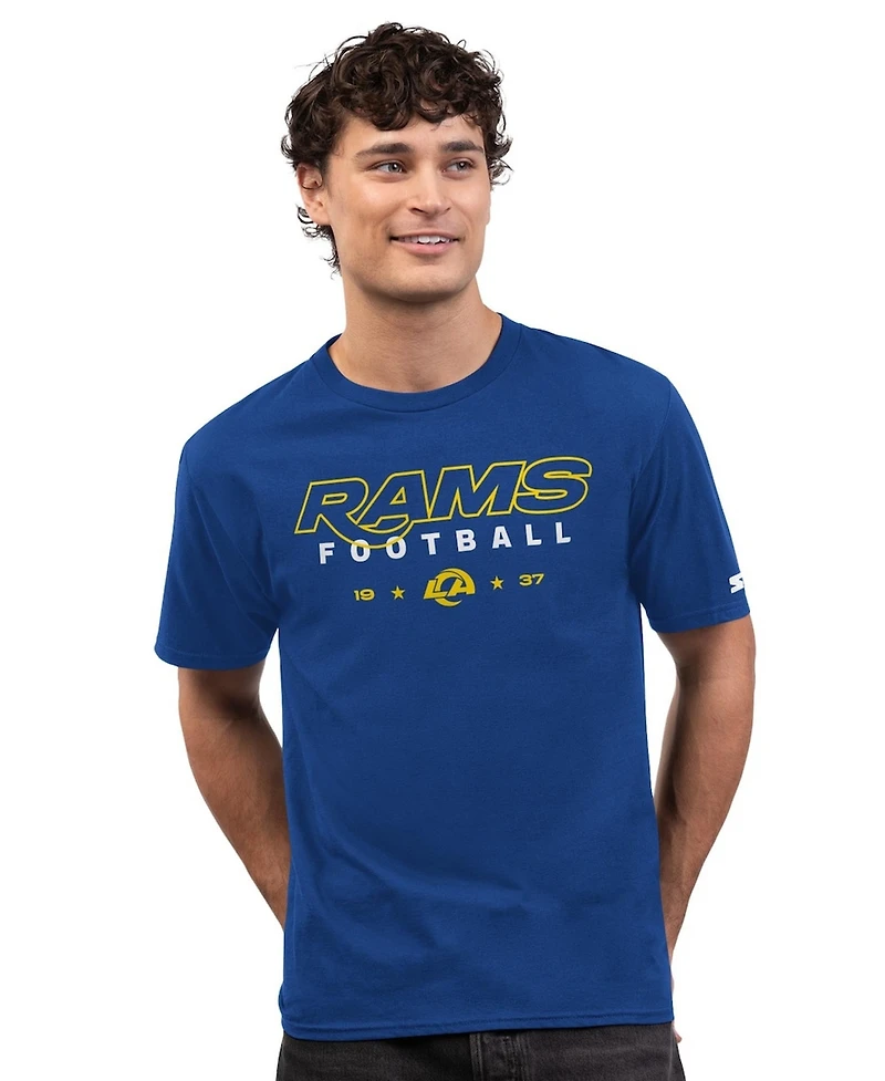 Starter Men's Royal Los Angeles Rams Prime Time T-Shirt