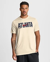Nike Men's Cream Atlanta Braves Swoosh Legend Dri-fit T-Shirt
