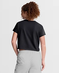 Nike Women's Black Los Angeles Dodgers Mod Cropped T-Shirt