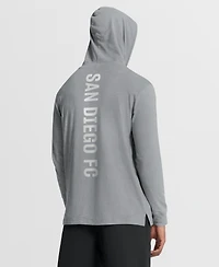 Fanatics Men's Gray San Diego Fc Unending Practice Transitional Slub Hoodie