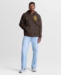 Nike Men's Brown San Diego Padres Primetime Lockup Full-Zip Hoodie