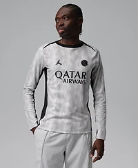 Jordan Men's Black Paris Saint-Germain Long Sleeve Pre-Match Dri-fit Top