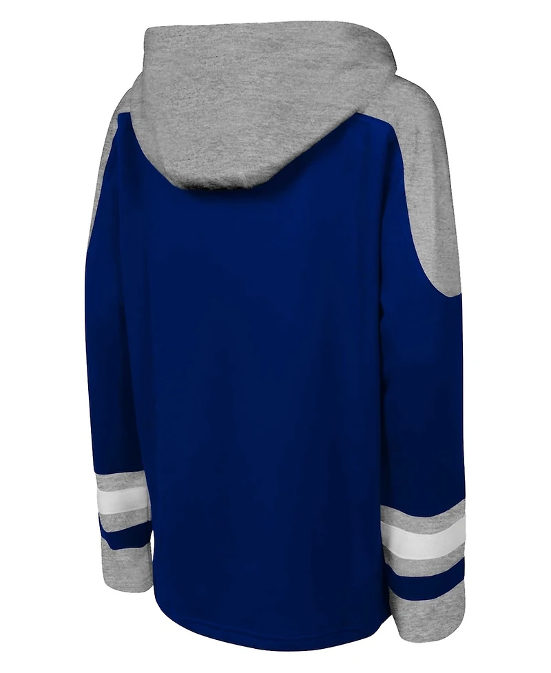 Outerstuff Big Boys and Girls Blue Tampa Bay Lightning Ageless Must Have Home V-Neck Pullover Hoodie