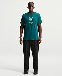Nike Men's Green Brazil National Team Crest T-Shirt