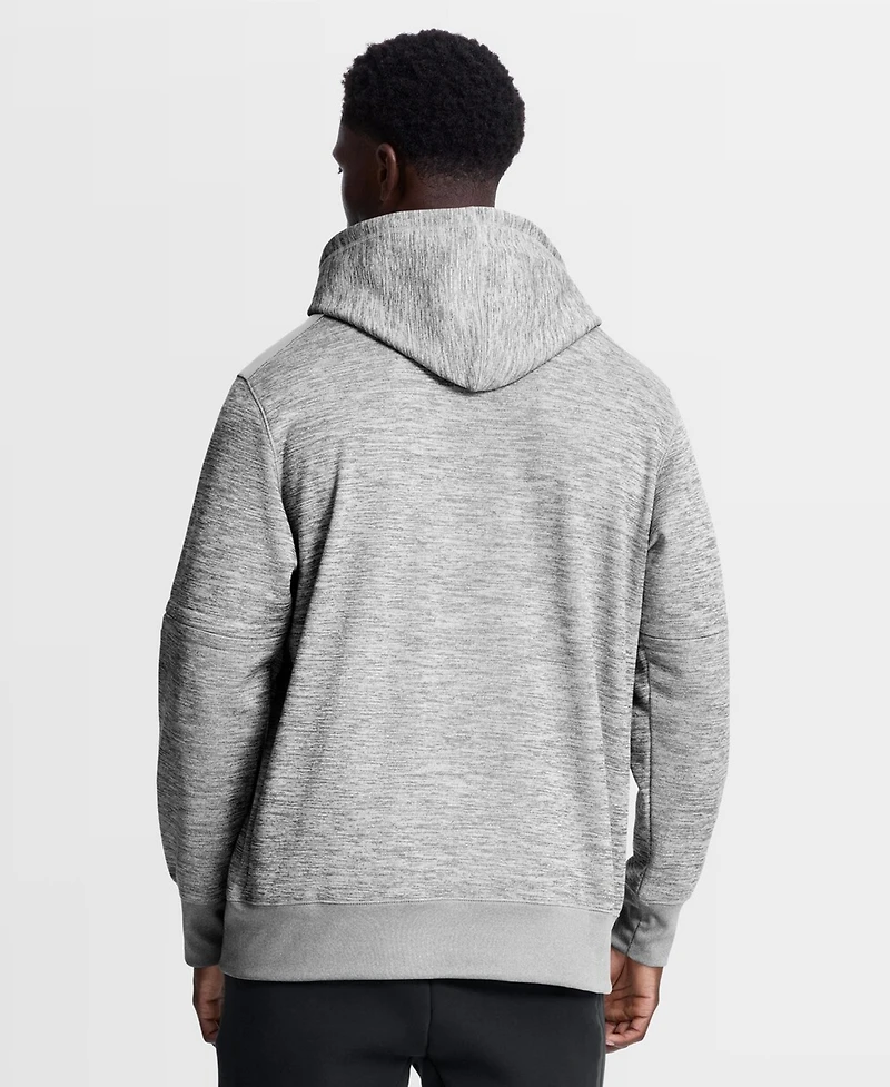 Nike Men's Heather Charcoal Detroit Tigers Authentic Collection Therma-fit Hoodie