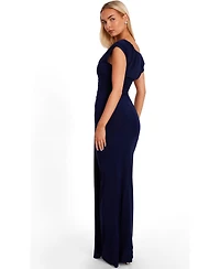 Quiz Women's Off Shoulder Ruched Maxi Dress