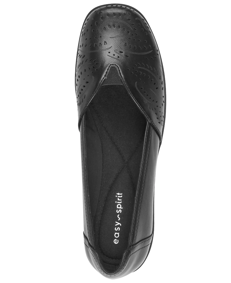 Easy Spirit Women's Anika Perforated Slip-On Flats
