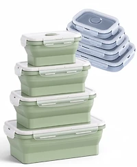 2-Tier Detachable Dish Drying Rack with Cutlery Holder