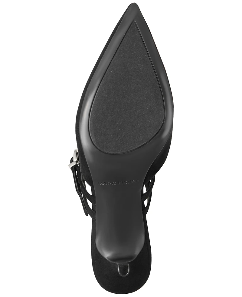Marc Fisher Women's Abele Double Strap Stiletto Heel Pumps