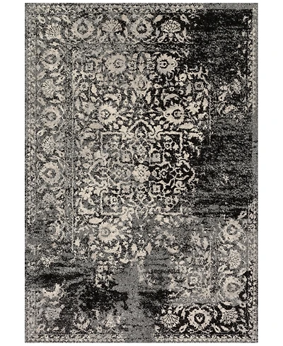 Closeout! Loloi Emory Eb-01 Black/Ivory 5'3" x 7'7" Area Rug