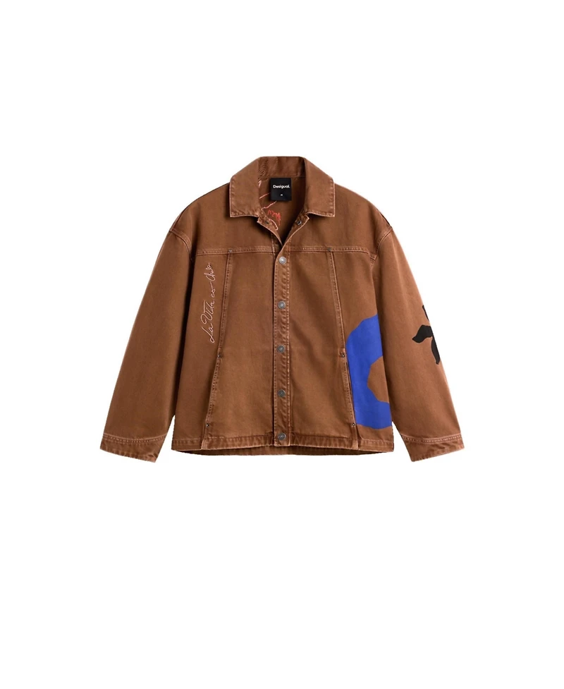 Desigual Men's Printed jacket with suns