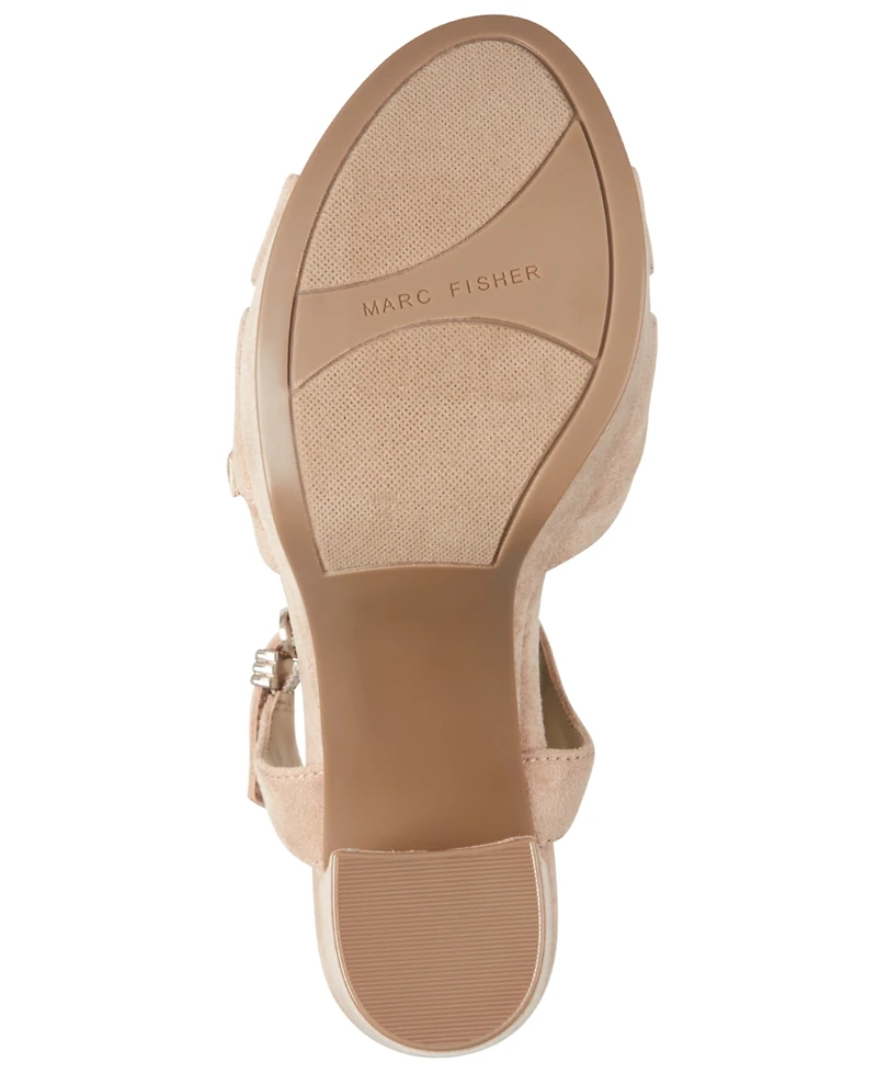 Marc Fisher Women's Dollup Multi Strap Platform Sandals