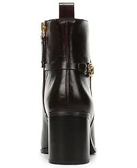 Franco Sarto Women's Valya Square Toe Zip Short Boots