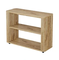 Slickblue Compact 3 Tier End Table for Bedroom Living Room and Office