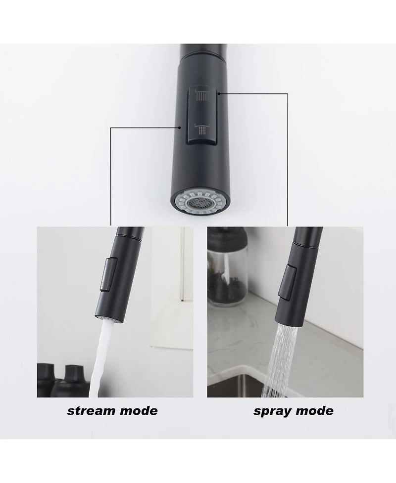 Phying Touch Sensor Kitchen Faucet with Pull Down Sprayer Smart Hands Free Water Tap High Arc Single Handle Modern Utility Sink Faucet