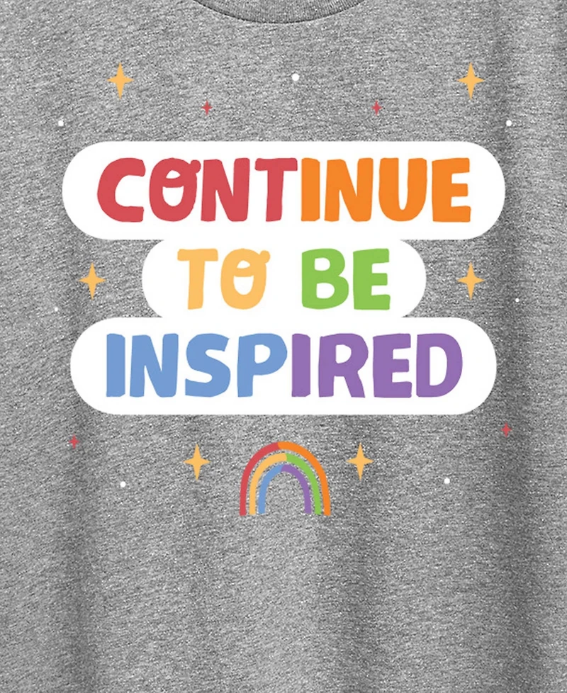 Hybrid Apparel Plus Instant Message Continue to be Inspired Graphic T-Shirt