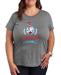 Hybrid Apparel Plus Dr. Seuss School Is Cool Cat the Hat Graphic T-Shirt