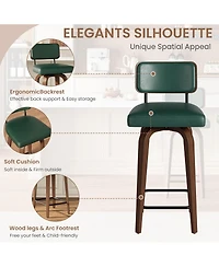 gaomon Swivel Bar Stools Set of 4