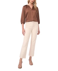 Vince Camuto Women's Raglan-Sleeve V-Neck Blouse