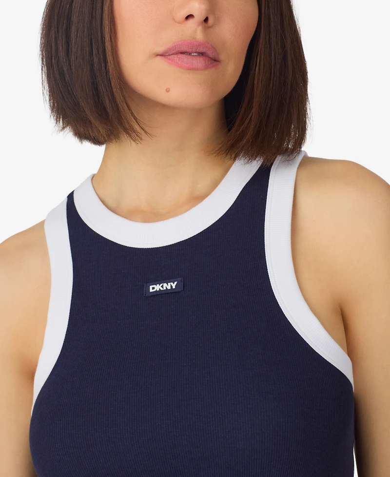 Dkny Women's Rib Maxi Tank Sleep Chemise