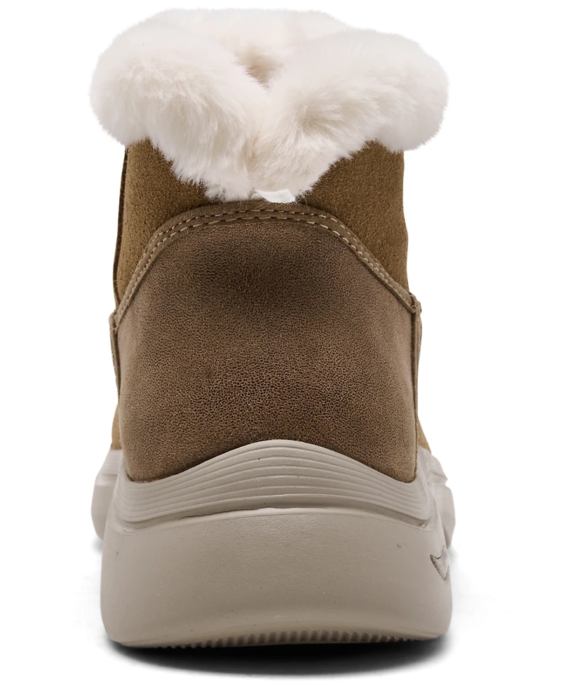 Skechers Women's Slip-Ins: Go Walk Arch Fit 2.0 - Cozy Stride Ankle Boots from Finish Line