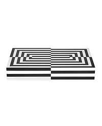 Jonathan Adler Op Art Backgammon Set