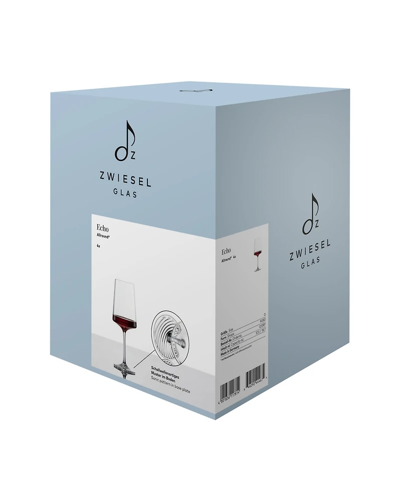 Zwiesel Glas Echo All Purpose Wine Glasses, Set of 4