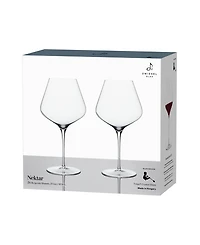 Zwiesel Glas Nektar Handmade Burgundy Glasses, Set of 2