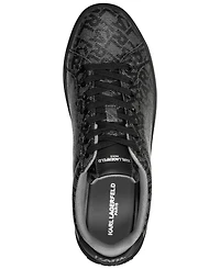 Karl Lagerfeld Paris Men's Fabien All-Over Logo Lace-Up Sneakers